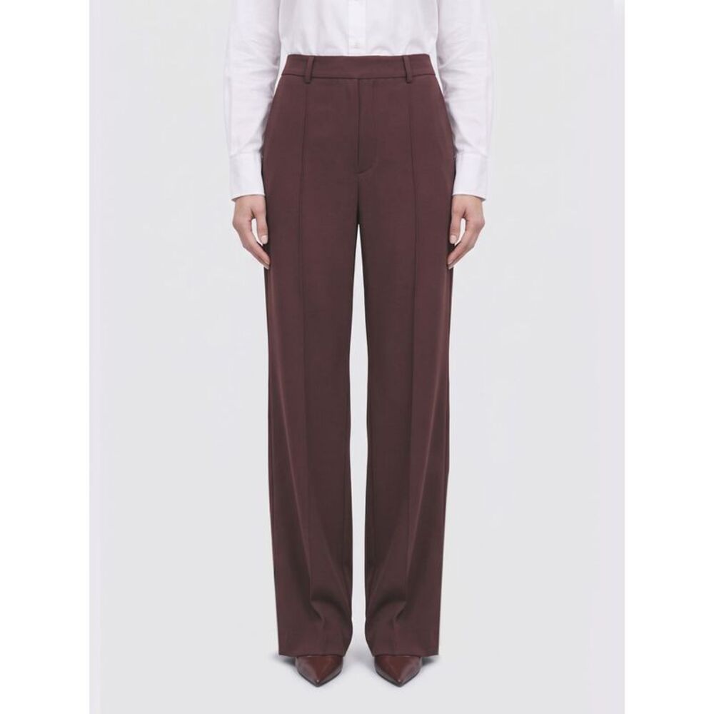 Patrizia Pepe Women Patrizia Pepe Mid-Rise Viscose Blend Wide-Leg Trousers